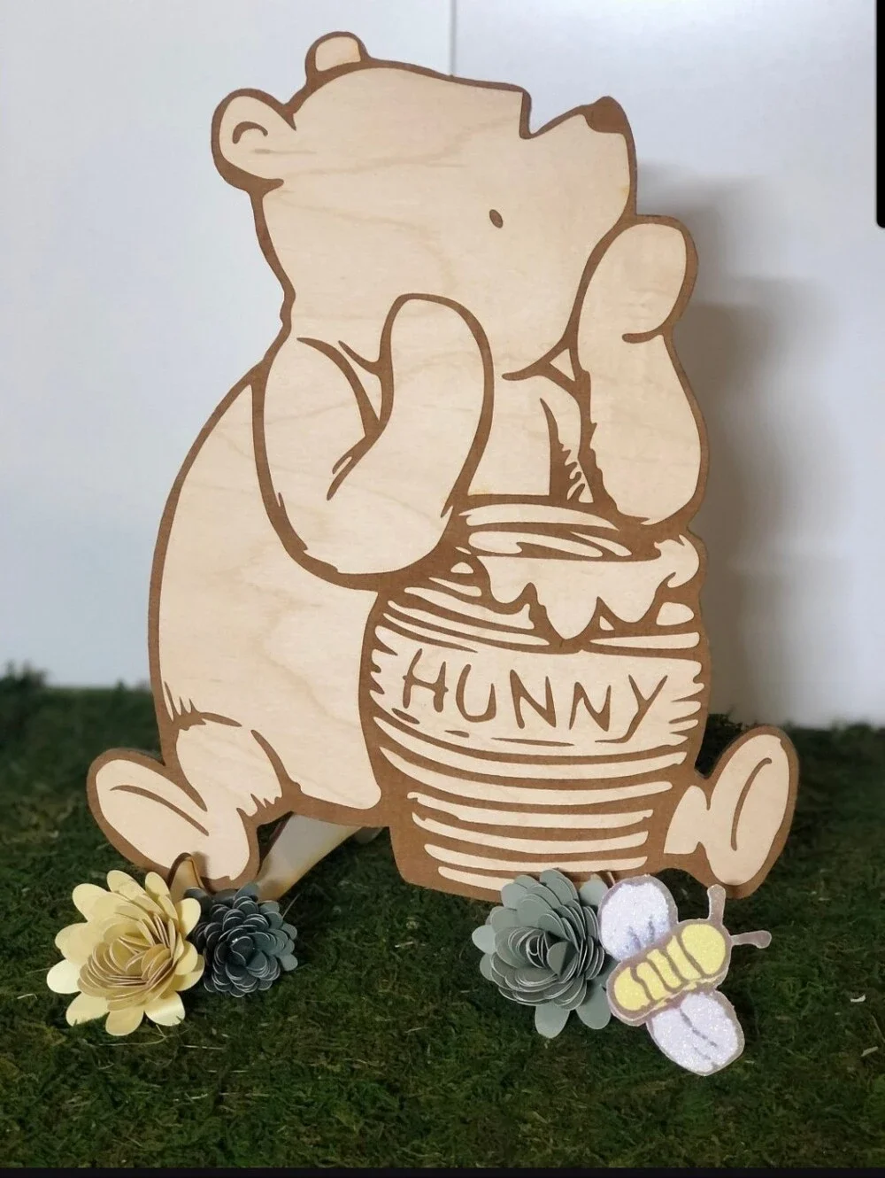 Classic Winnie The Pooh Tabletop Cutout, For Decor, Babyshower Centerpiece